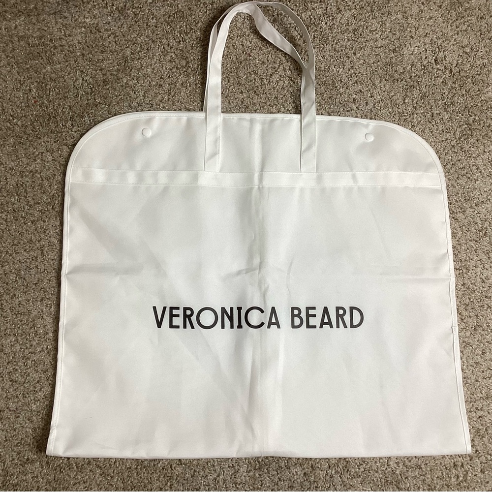 Veronica Beard Hanging Garment Bag Travel Storage Blazer Dress 25” x 44”